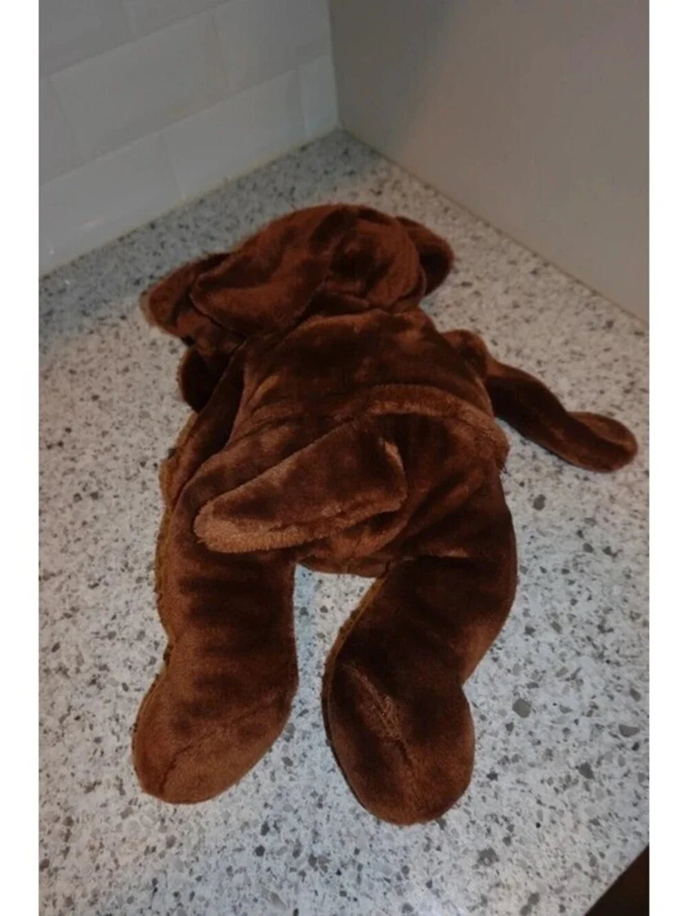 Vintage 1986 Dog Hound Puppet Plush 18